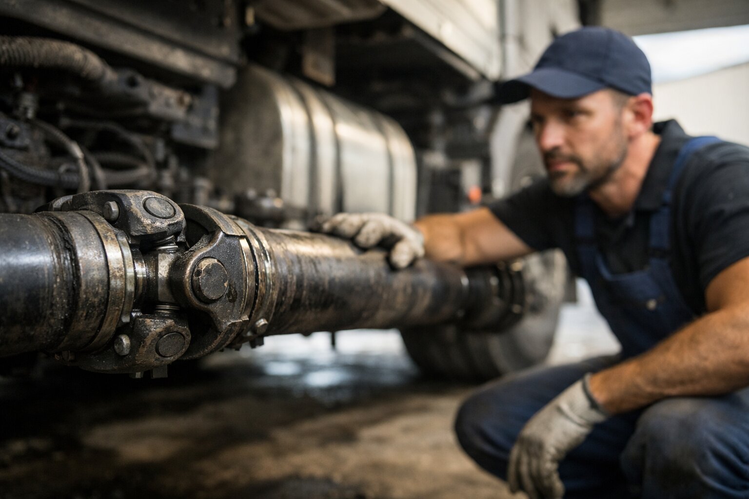Как определить разбалансировку карданного вала без диагностики